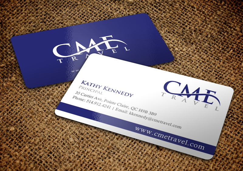 Business Card Design by chandrayaan.creative for cme travel | Design #11678987