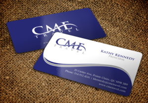 Business Card Design by chandrayaan.creative for cme travel | Design: #11678988