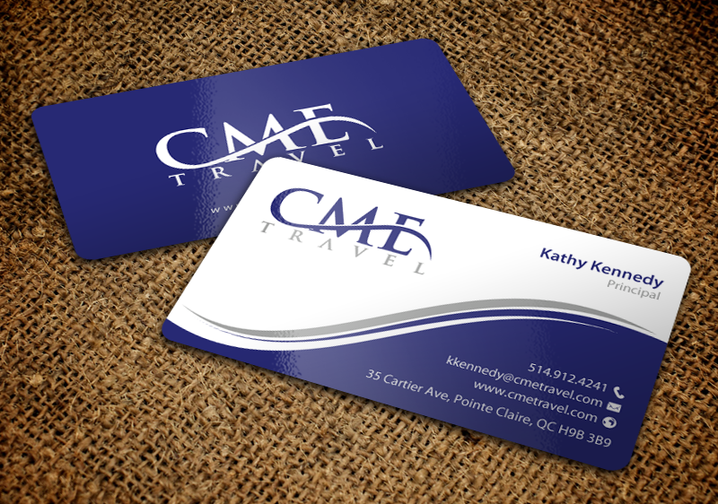 Business Card Design by chandrayaan.creative for cme travel | Design #11678990