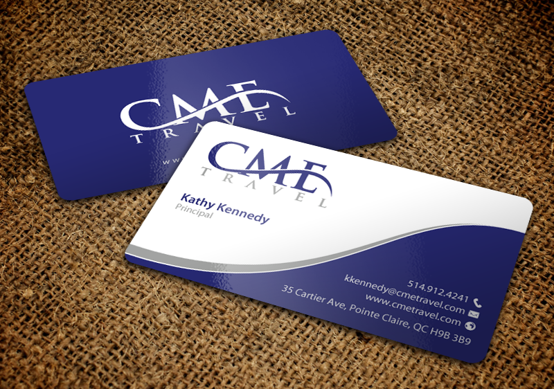 Business Card Design by chandrayaan.creative for cme travel | Design #11678992