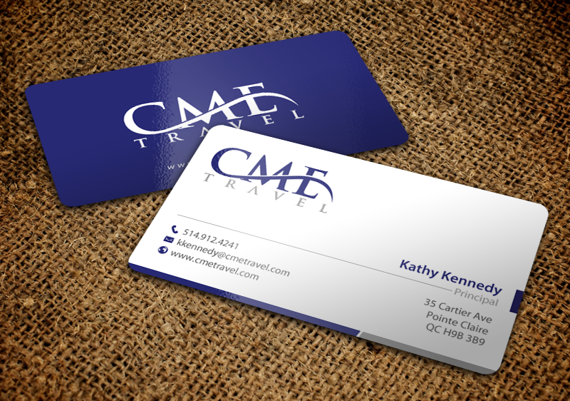 Business Card Design by chandrayaan.creative for cme travel | Design #11710666
