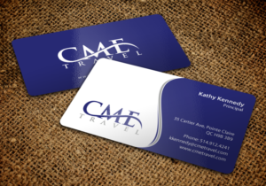 Business Card Design by chandrayaan.creative for cme travel | Design: #11710667