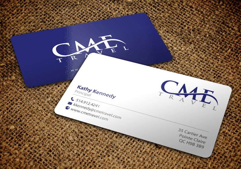 Business Card Design by chandrayaan.creative for cme travel | Design #11710668