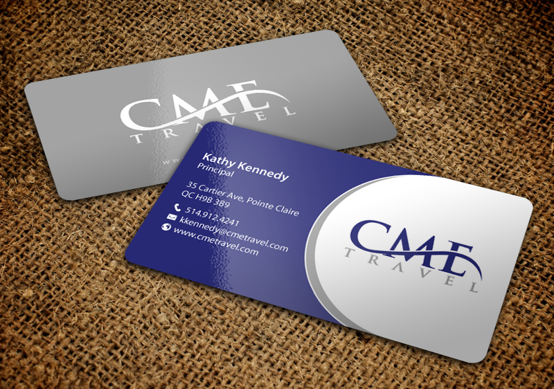 Business Card Design by chandrayaan.creative for cme travel | Design #11710670