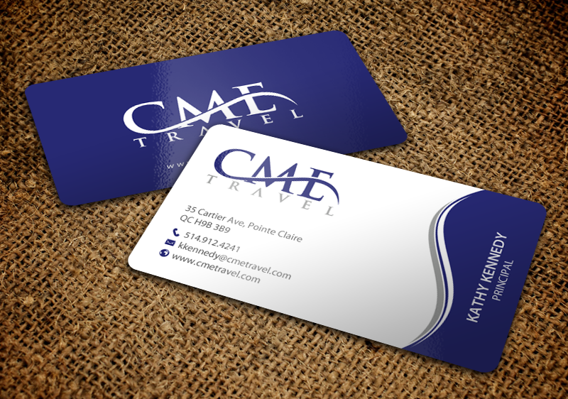 Business Card Design by chandrayaan.creative for cme travel | Design #11710671