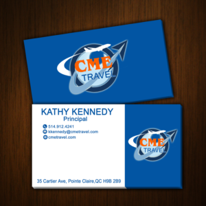 Business Card Design by thickseenuhoney for cme travel | Design #11666188