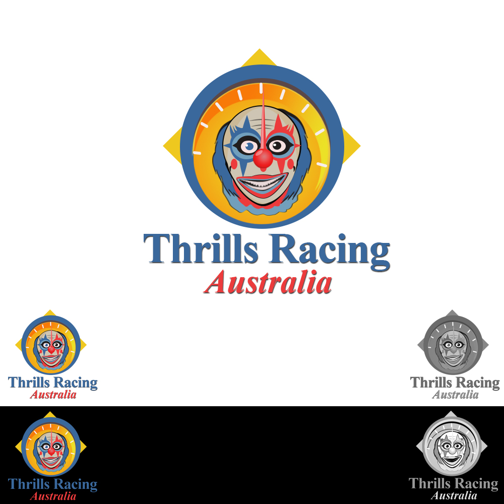 Logo Design by R O N I E for Thrills Racing Australia | Design #11653479