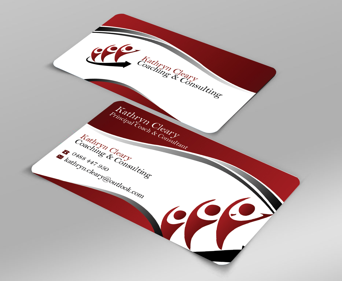 Design de Carte de Visite par Harshan pour Kathryn Cleary Coaching & Consulting | Design #2509875