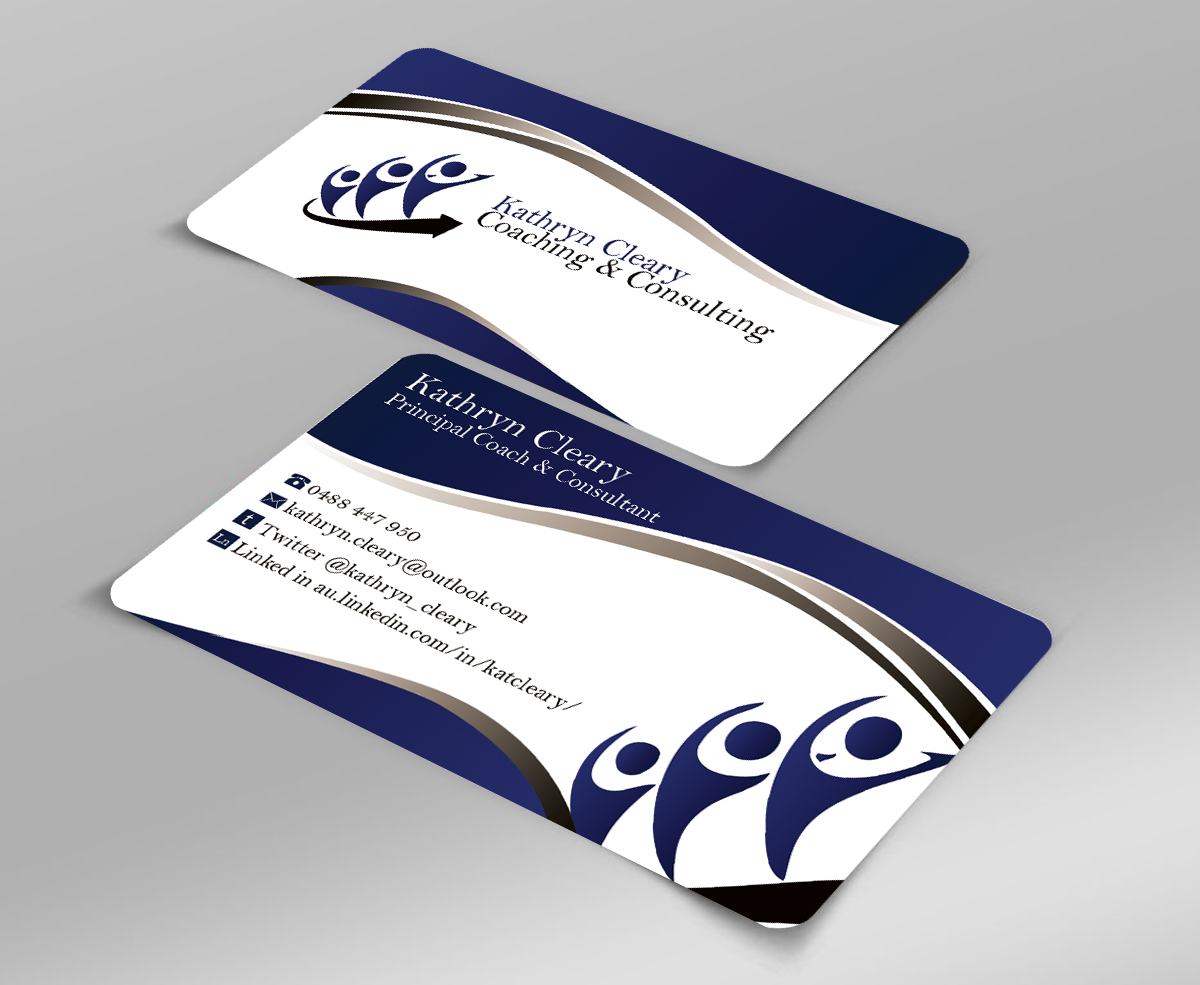 Business Card Design by Harshan for Kathryn Cleary Coaching & Consulting | Design #2514297