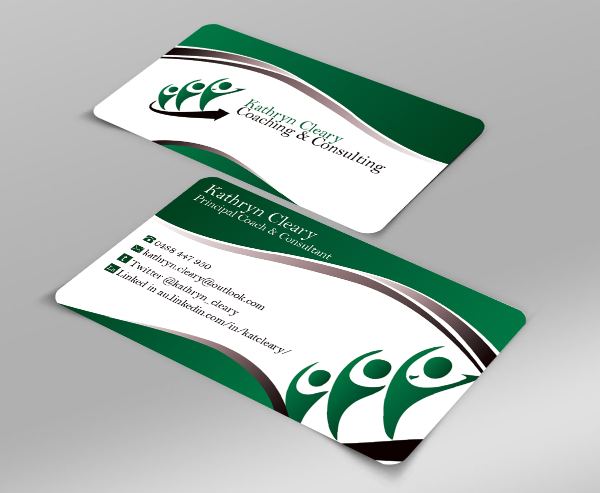 Business Card Design by Harshan for Kathryn Cleary Coaching & Consulting | Design #2514313
