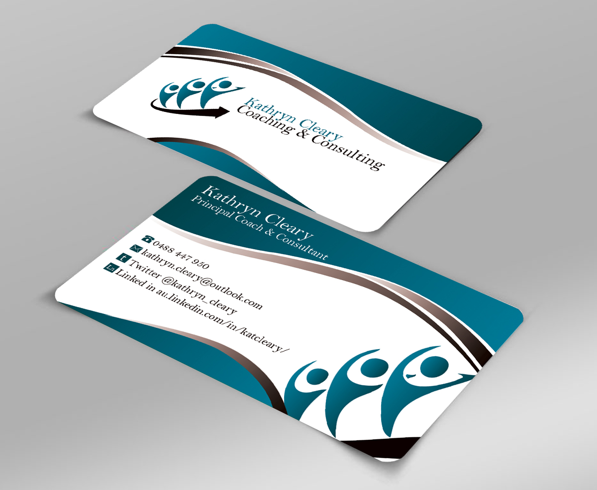 Visitenkarten-Design von Harshan für Kathryn Cleary Coaching & Consulting | Design #2514340