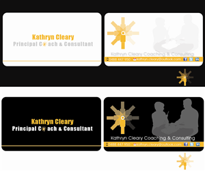 Business Card Design by Aaaron for Kathryn Cleary Coaching & Consulting | Design: #2365153