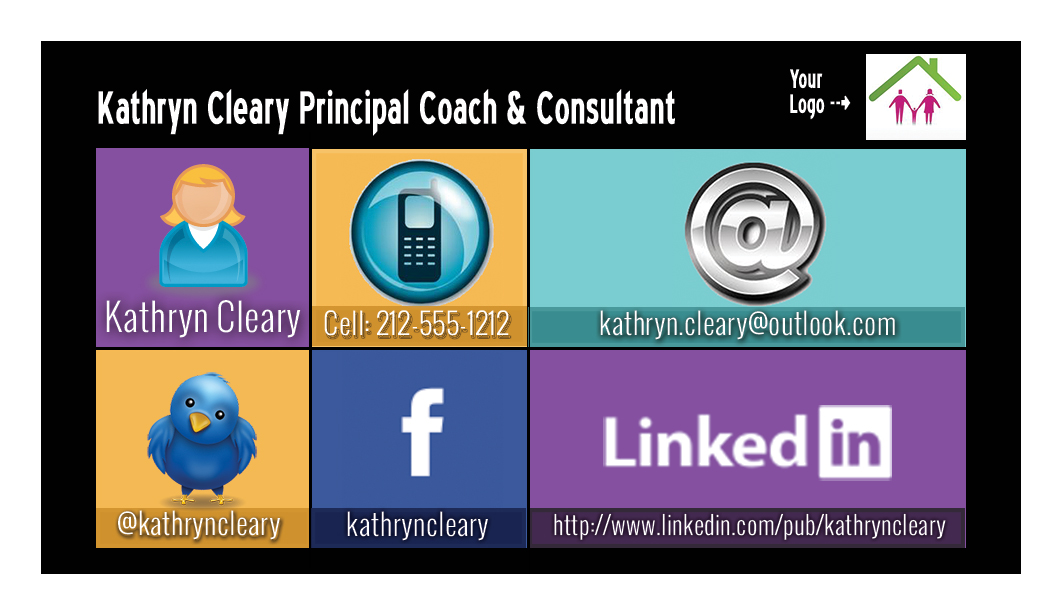 Business Card Design by BestDesigner for Kathryn Cleary Coaching & Consulting | Design #2357725