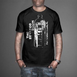 Tshirt design for a craft cocktail bar called "THE BEVADOR ROOM"