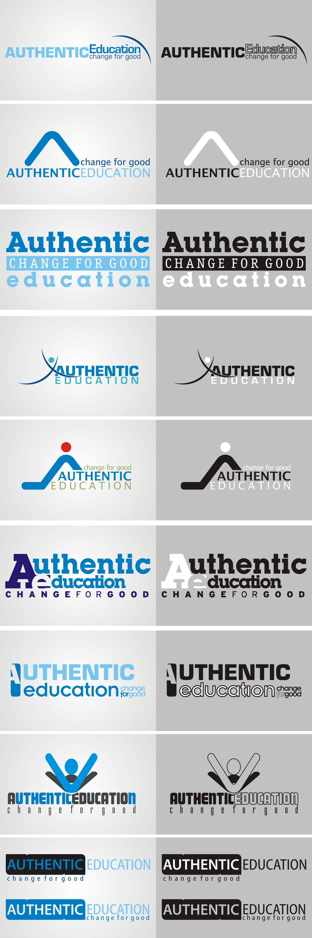 Logo Design by desainr for Authentic Education | Design #25568