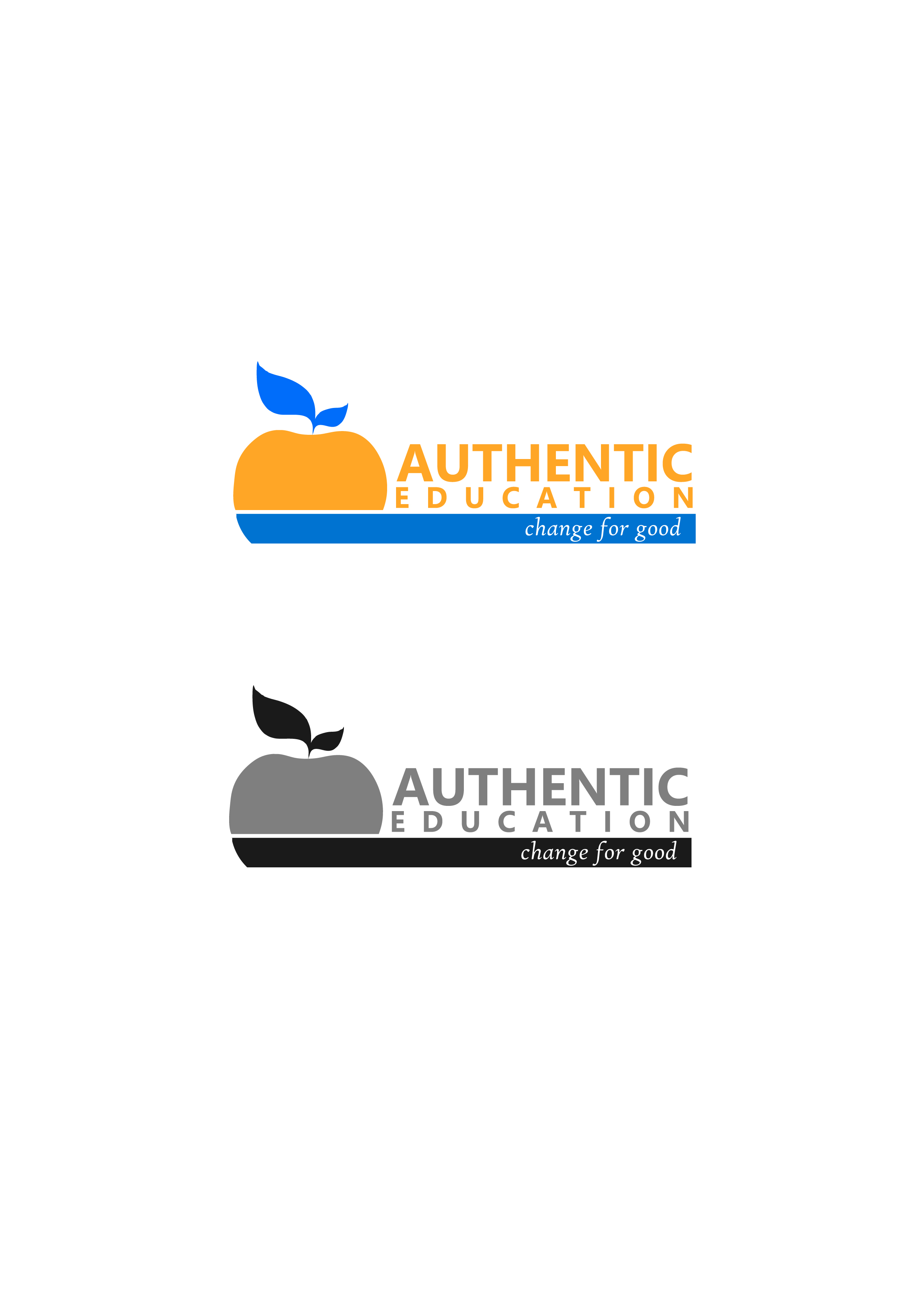 Logo Design by Electric Sparrow for Authentic Education | Design #25520