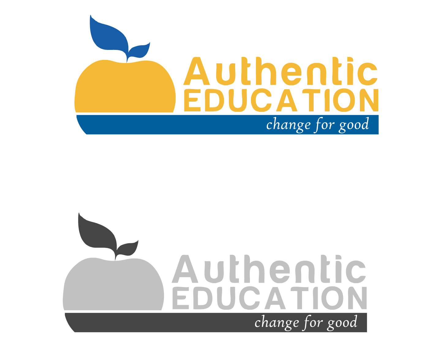 Logo Design by Electric Sparrow for Authentic Education | Design #26837