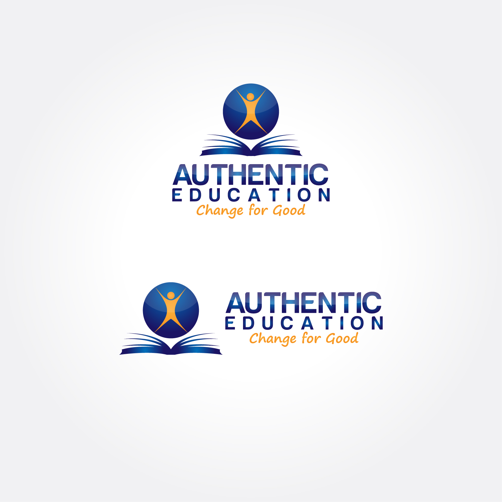Logo Design by f!ng for Authentic Education | Design #25488