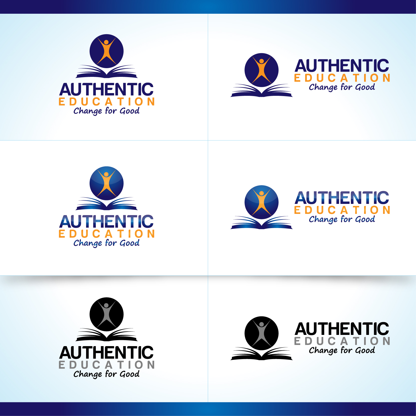 Logo Design by f!ng for Authentic Education | Design #26775