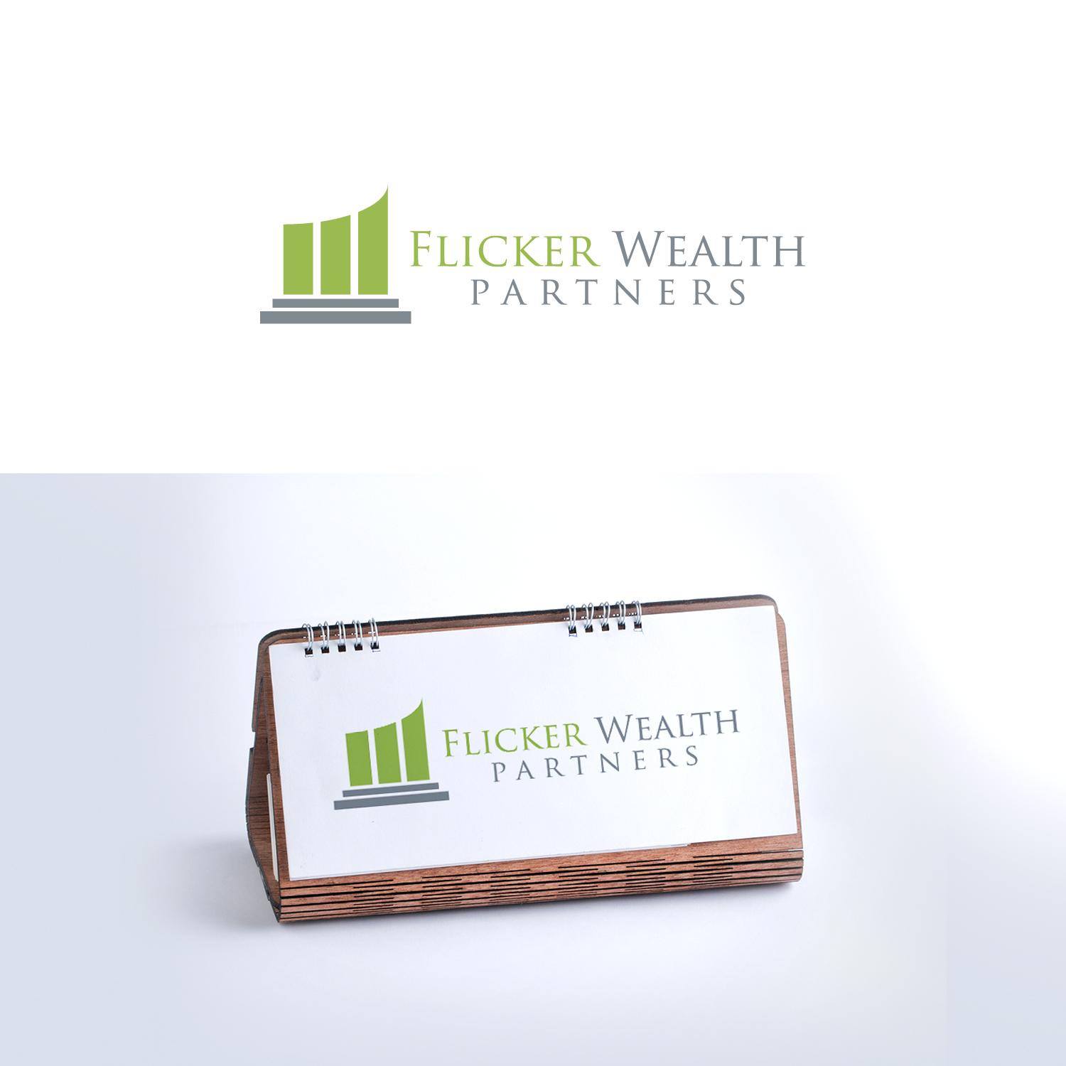 Logo Design by carlbondoc for Flicker Wealth Partners | Design #11599395