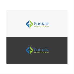 Logo Design by Tere G artwork for Flicker Wealth Partners | Design: #11599215