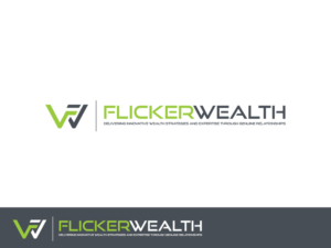 Logo Design by Atec for Flicker Wealth Partners | Design: #11603137