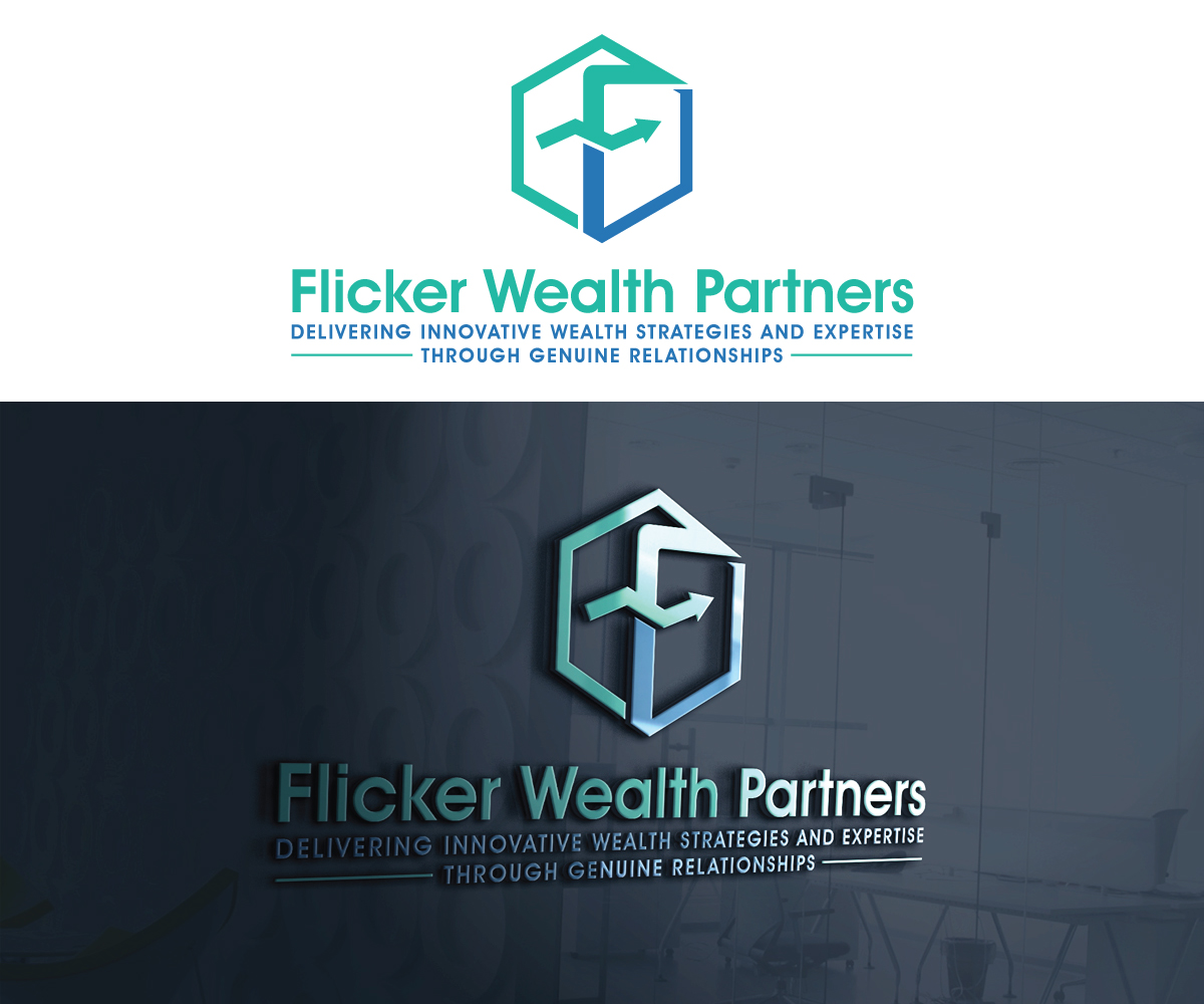 Logo Design by Logico Artlines for Flicker Wealth Partners | Design #11604351