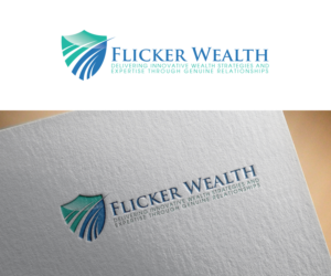 Logo Design by Logico Artlines for Flicker Wealth Partners | Design: #11604352