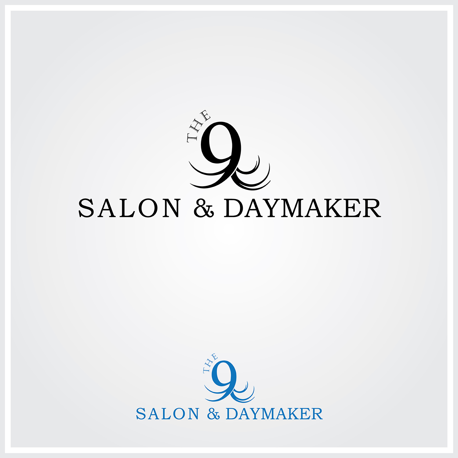 Logo Design by bdesigner9 for 9 Salon & Daymaker | Design #11616024