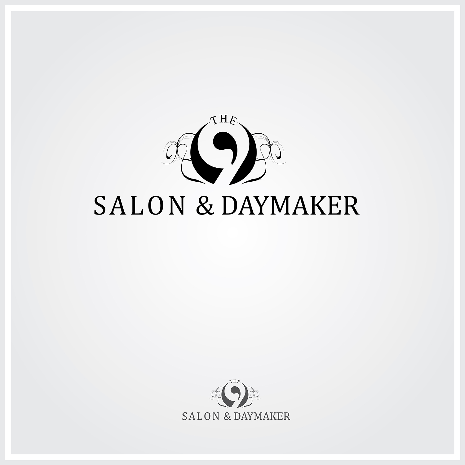 Logo Design by bdesigner9 for 9 Salon & Daymaker | Design #11616292