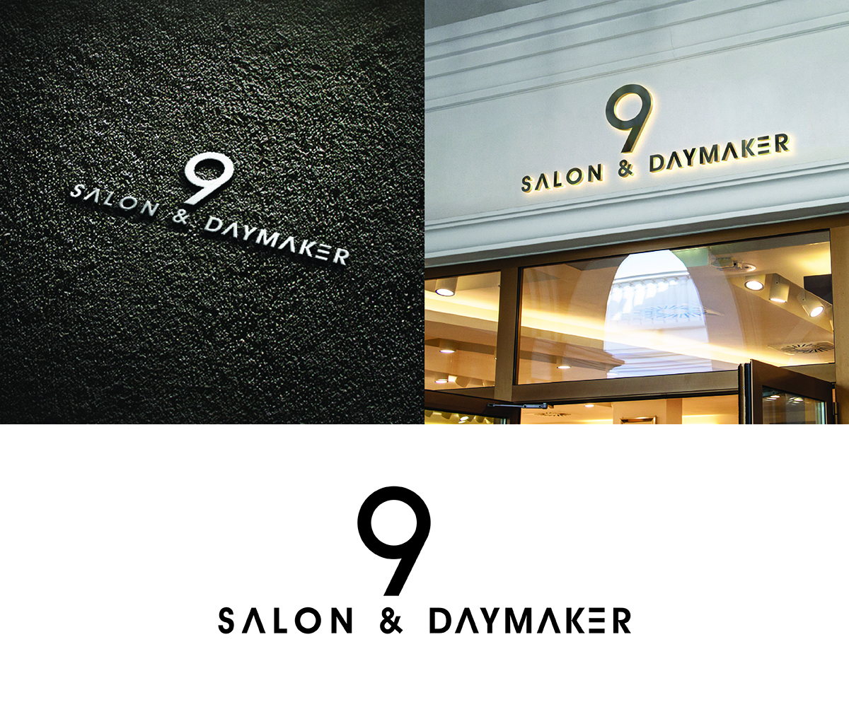 Logo Design by Logico Artlines for 9 Salon & Daymaker | Design #11705119