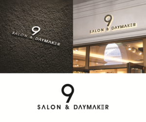 Logo Design by Logico Artlines for 9 Salon & Daymaker | Design: #11705119