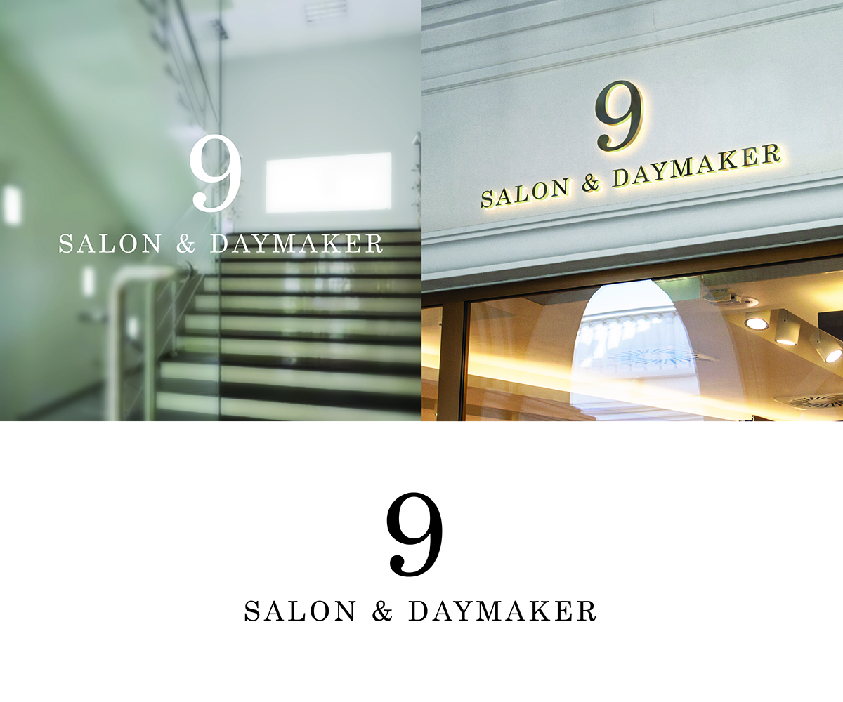 Logo Design by Logico Artlines for 9 Salon & Daymaker | Design #11705123