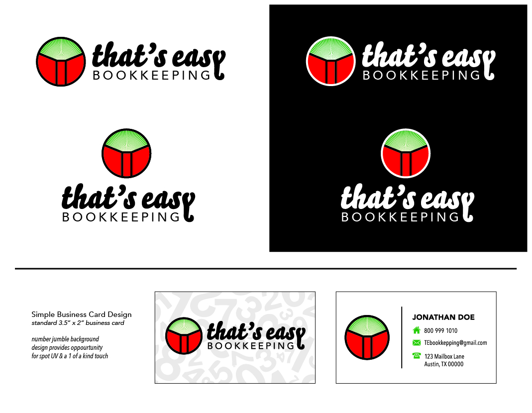 Logo Design by TheBreezeLM for Thats Easy Bookkeeping | Design #11600580