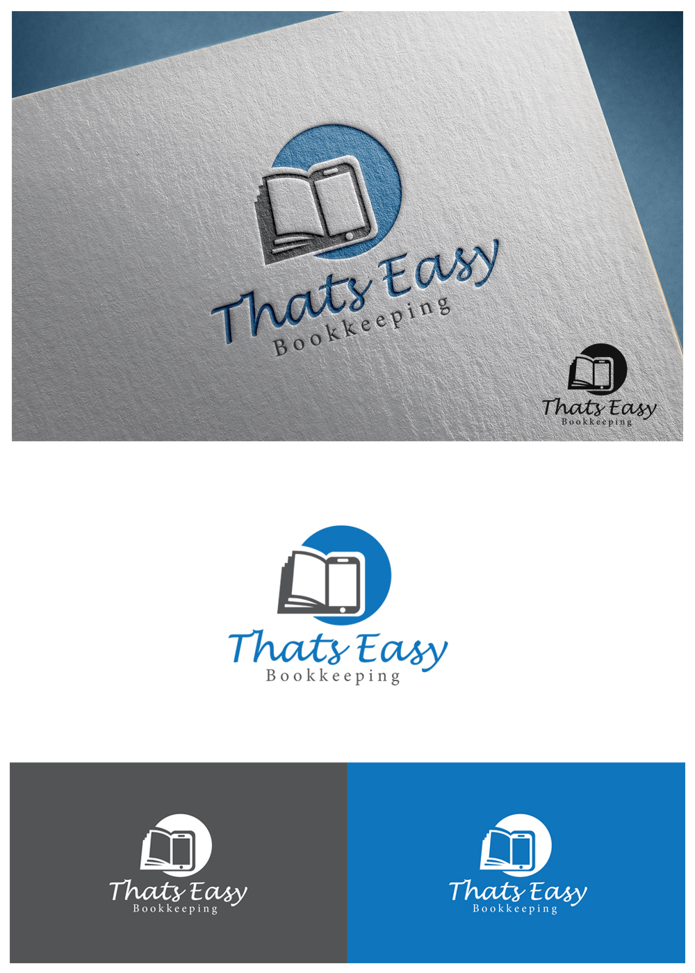 Logo Design by goranvisnjic82 for Thats Easy Bookkeeping | Design #11682212