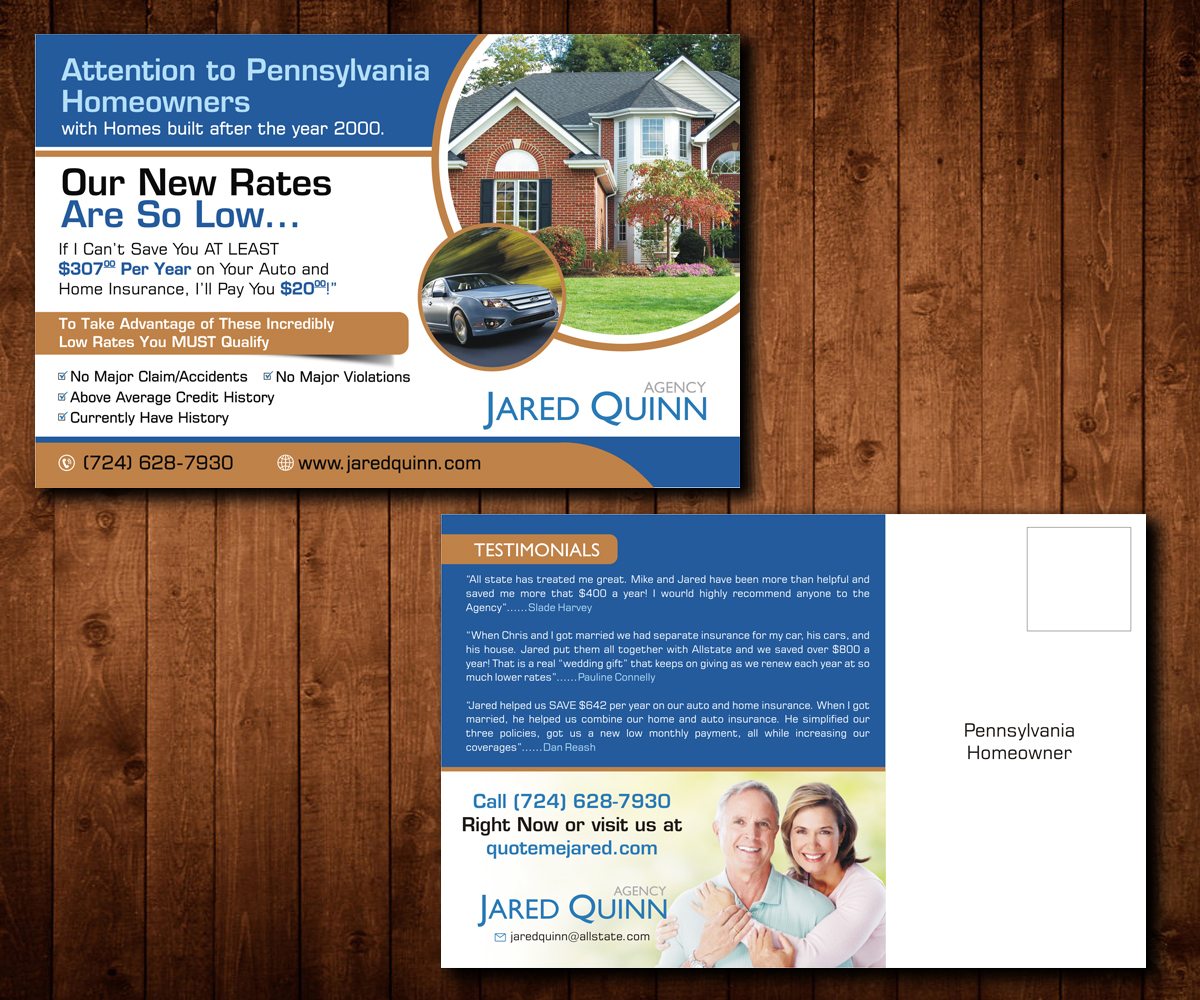 Postcard Design by Designers Hub for this project | Design #11629371