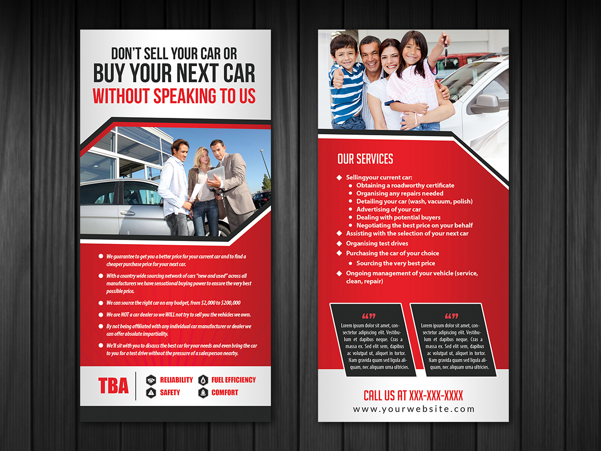 professional upmarket business flyer design for a company by