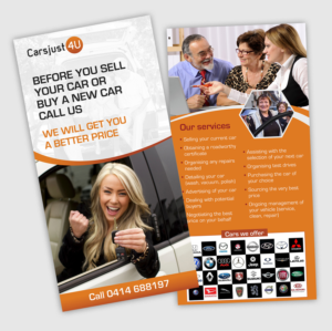 DL Flyer for vehicle buying/selling service and advice business | Flyer Design by D Creative