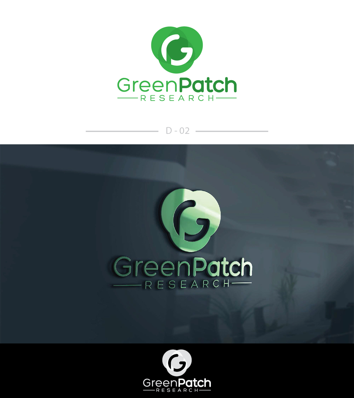 Logo-Design von Designanddevelopment für Green Patch Research | Design: #11614839