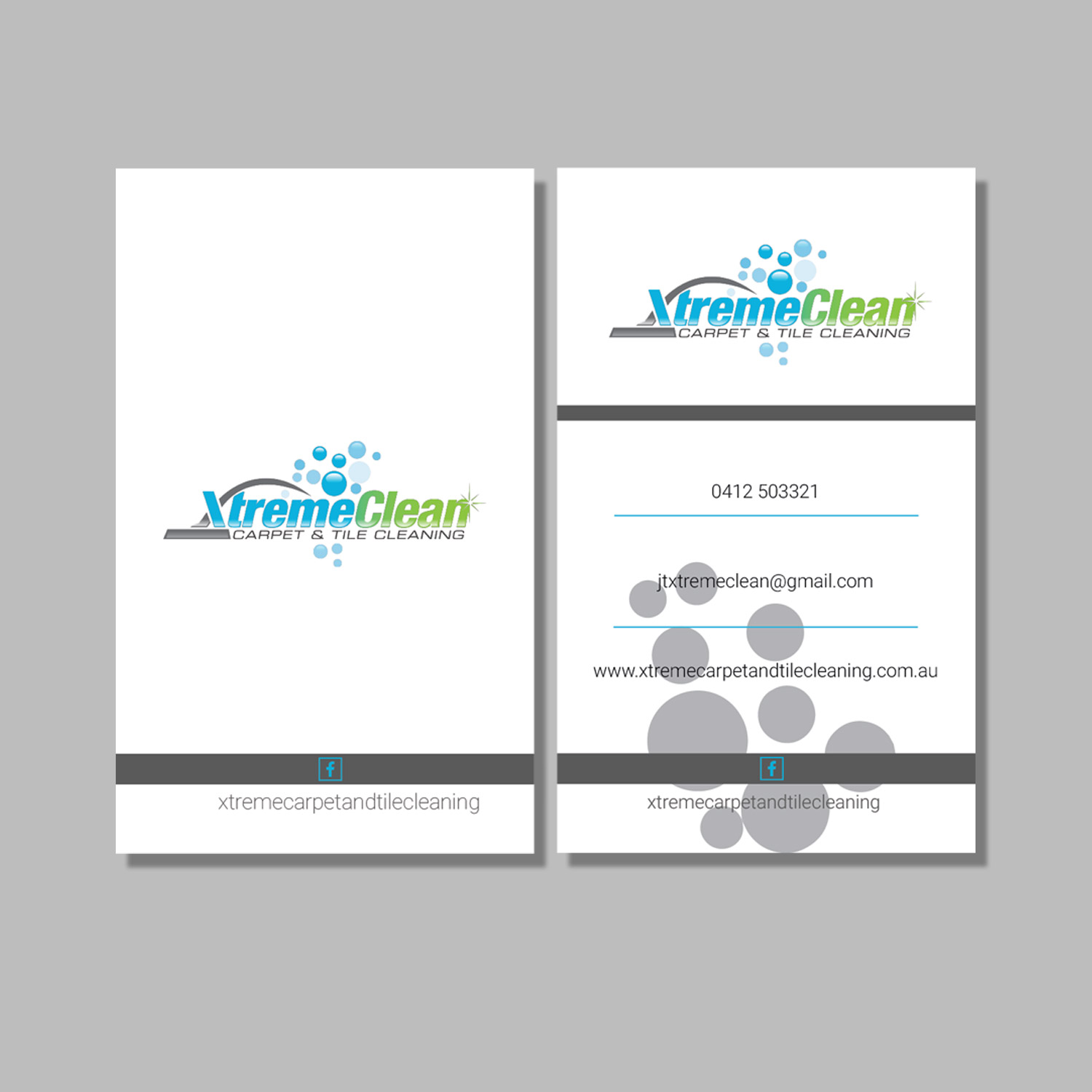 Business Card Design by ankurvats for Xtreme Carpet and Tile Cleaning | Design #11615439