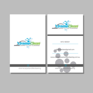 Business Card Design by ankurvats for Xtreme Carpet and Tile Cleaning | Design: #11615439