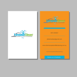 Business Card Design by ankurvats for Xtreme Carpet and Tile Cleaning | Design: #11615440