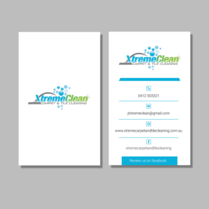 Business Card Design by ankurvats for Xtreme Carpet and Tile Cleaning | Design: #11615454