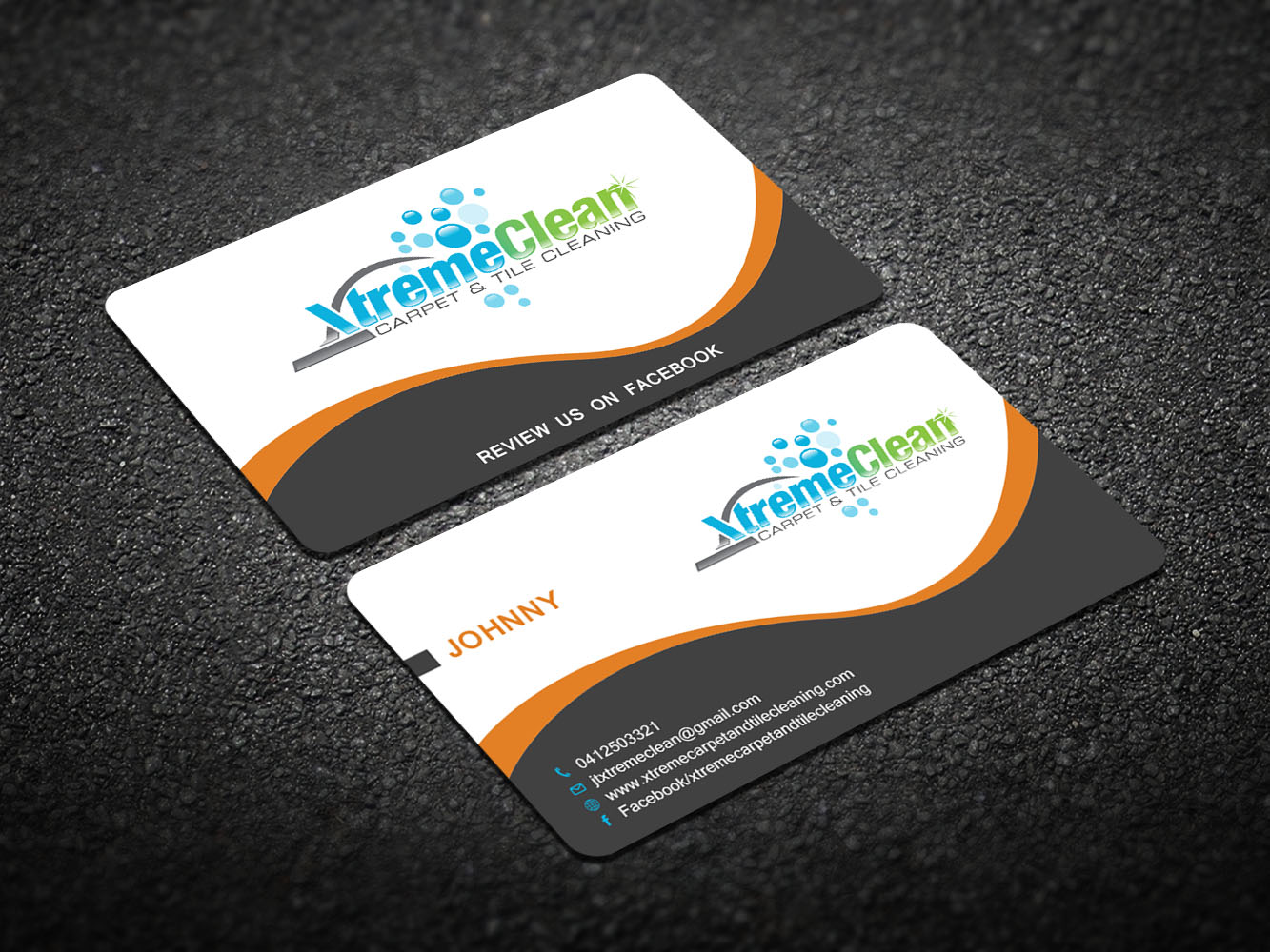 Business Card Design by Verified artistry (Design garden) for Xtreme Carpet and Tile Cleaning | Design #11631495