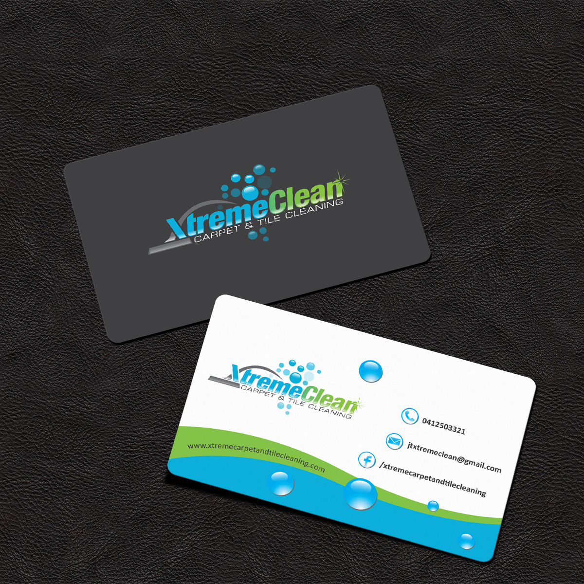 Business Card Design by Grafactory for Xtreme Carpet and Tile Cleaning | Design #11616427