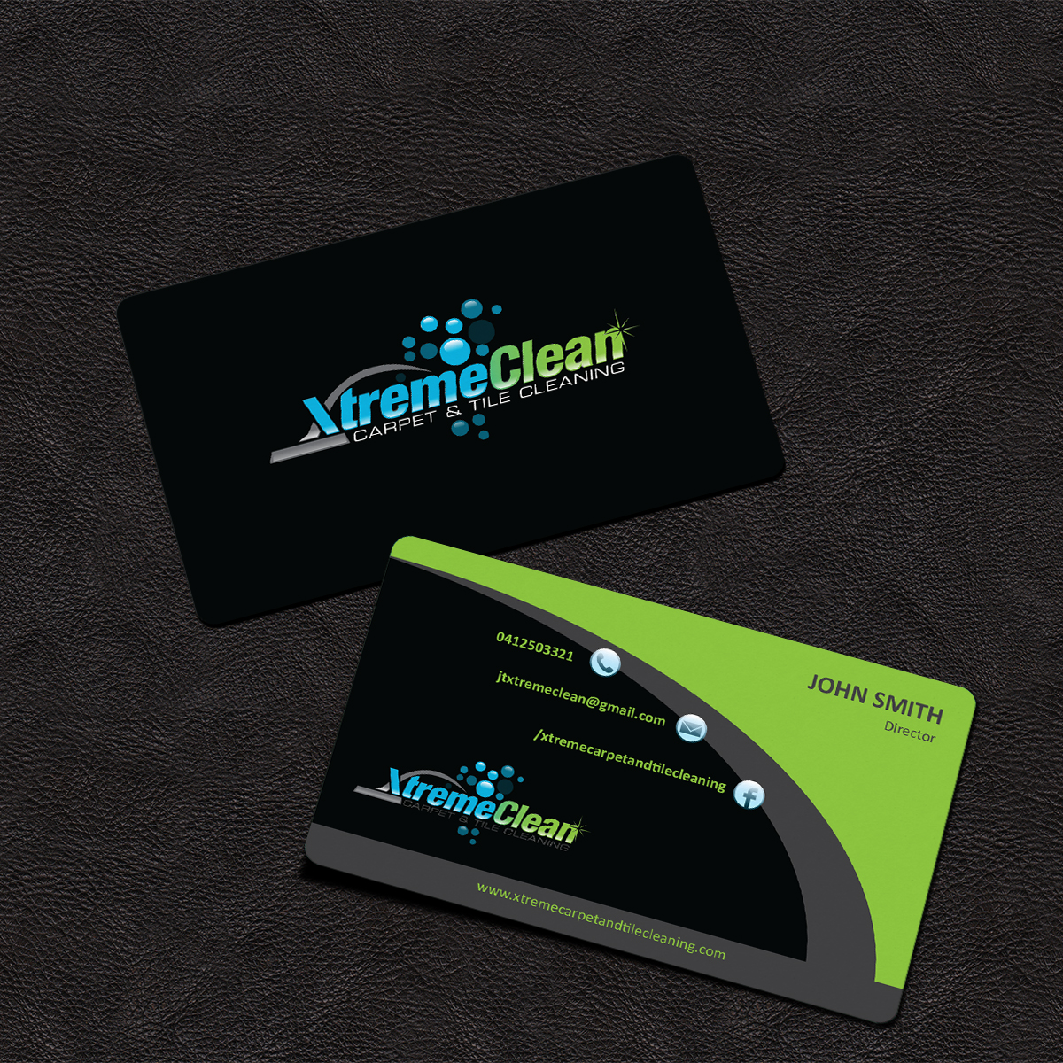 Business Card Design by Grafactory for Xtreme Carpet and Tile Cleaning | Design #11621313