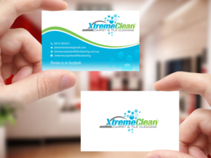 Business Card Design by Creations Box 2015 for Xtreme Carpet and Tile Cleaning | Design: #11617983