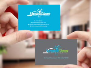 Business Card Design by Creations Box 2015 for Xtreme Carpet and Tile Cleaning | Design: #11617985