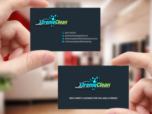 Business Card Design by Creations Box 2015 for Xtreme Carpet and Tile Cleaning | Design: #11618304