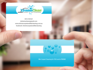 Business Card Design by Creations Box 2015 for Xtreme Carpet and Tile Cleaning | Design: #11618310